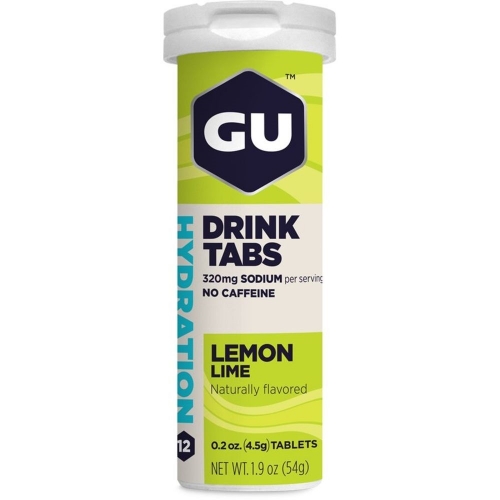Gu Energy Drink Tabs 12 pastilhas - Sabor Limão